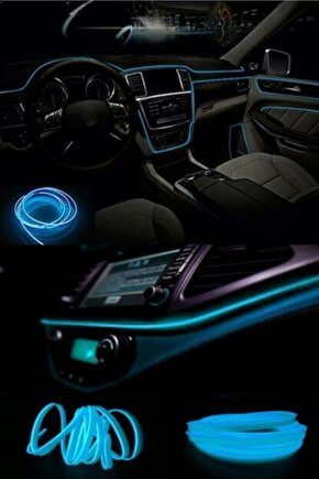 Renault Kango 2 4 Kapı Araç Içi Buz Mavisi Torpido Ledi - Ip Neon
