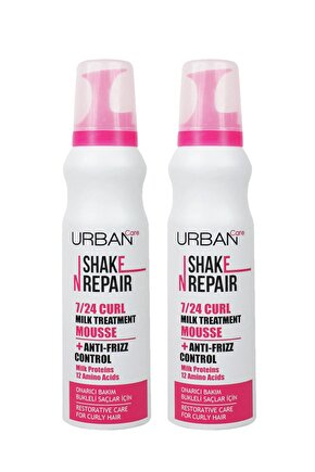 Urban Shake N Repair Curl Saç Bakım Köpüğü Avantajlı 2li Set
