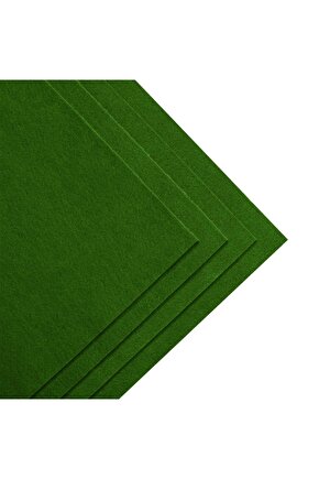 Çimen Yeşili Kalın Keçe 3 mm Kalınlığında 100x100 Cm Ölçülerinde, Hobi Keçe