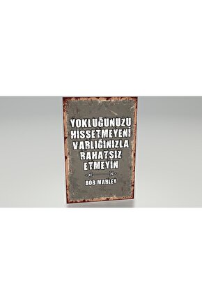 özlü sözler motivasyon sözleri bob marley müzik duvar yazıları retro ahşap poster