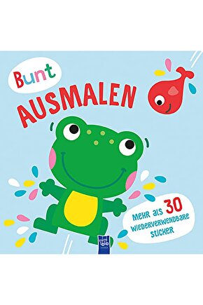 Bunt Ausmalen (cover Blau  Frosch)
