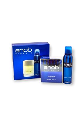 Orıjınal Snop Classic Edt Erkek Parfümü 100 Ml + Snop Deodorant 150 Ml