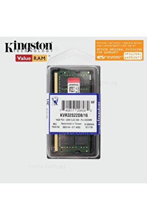 Lenovo Legion R720-15IKB Uyumlu 16 GB 3200mhz Ram Bellek