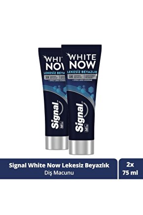 White Now Diş Macunu Lekesiz Beyazlık 75 ml X2