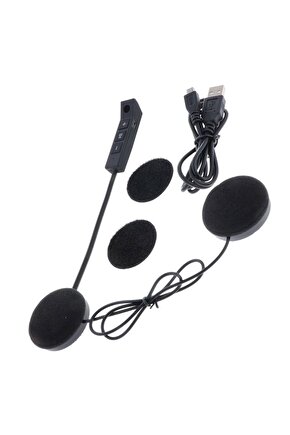Motosiklet Bluetooth Kulaklık Intercom Kask Earphone Telefon Konuşması Ve Müzik Dinleme