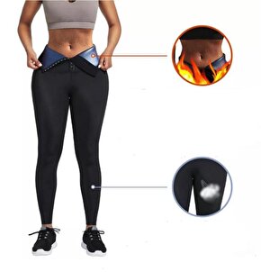 Sauna Terleten Beli Agraflı 2 Beden İnceltici Sıkılaştırıcı  Korse Tayt