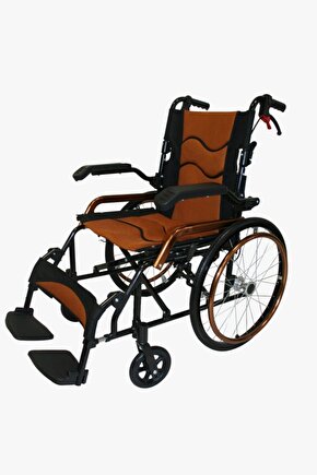 P807 Katlanabilir Orta Tekerlekli Refakatçi Tekerlekli Sandalye