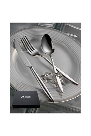 Elegant Sade 24 Parça 6 Kişilik Çatal Kaşık Bıçak Takımı