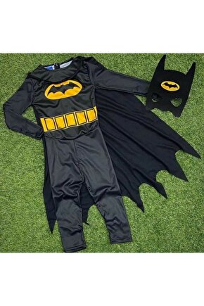 Çocuk Siyah Batman Kostümü