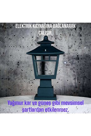 Kardelen Set Üstü Bahçe Aydınlatma Armatürü, Dekoratif Bahçe Duvar, Yürüyüş Yolu, Çim Üzeri Aplik