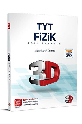 3d Yayınları Tyt Fizik Soru Bankası Tamamı Video Çözümlü 2020