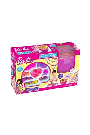 Dede Sepetli Takı Seti Pembe Barbie Çocuk Takı Yapma Seti. (DEDE-FROZEN) -03660