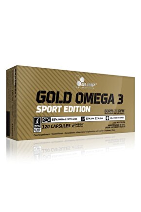 Gold Omega 3 Sport Edition 120 Kapsül