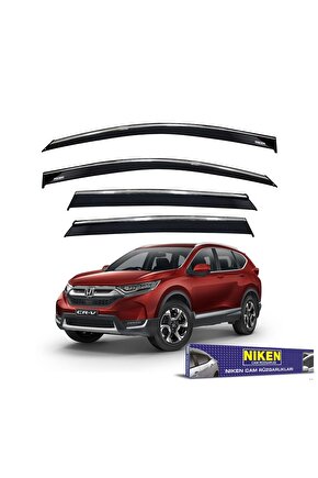 Honda Crv Uyumlu Cam Rüzgarlığı Kromlu 2018 Için Uygundur