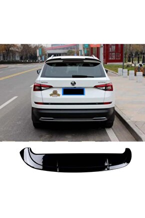 Skoda kodiaq bagaj üstü spoiler pianoblack boyalı