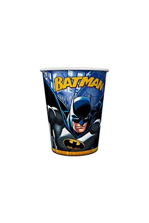 Batman Kağıt Bardak 8 Adet Batman Konsept Doğum Günü Parti Malzemeleri