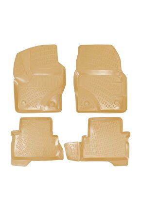 Ford Kuga 2012 yeni kasa Araca Özel Tasarım 3D Havuzlu Bej Paspas