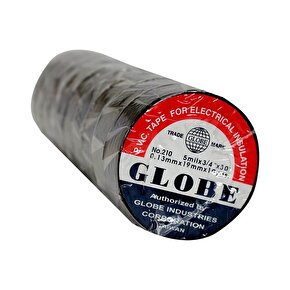 Globe 10lu Siyah Izole Bant 0.13mm x 19 mm 940003