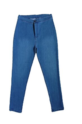 Kadın Mavi Kot Pantolon