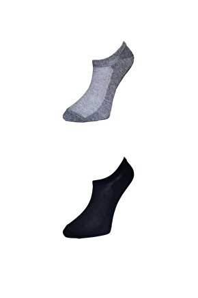 1. Kalite Siyah Ve Gri Erkek Görünmez Çorap 15 Çift
