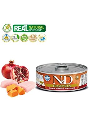 Neo Pet Market Pumpkin Tahılsız Balkabaklı Tavuk Nar 70gr Yaş Kedi Konservesi 12 Adet