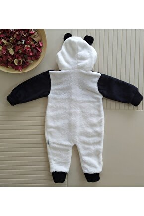 Welsoft Peluş Panda Tulum 1-2-3 Yaş