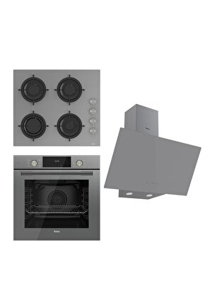 Flowart Serisi Gri Set (cs208 + Qms63cpr +d079 )
