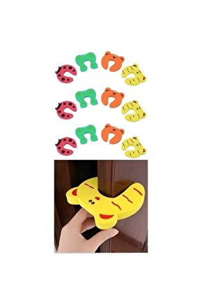 12 Adet Bebek Çocuk Koruyucu Kapı Stoperi 711898