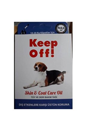 Keep Off (10-20 Kg) Orta Irk Köpek Dış Etken Koruma Damlası 5x2,5