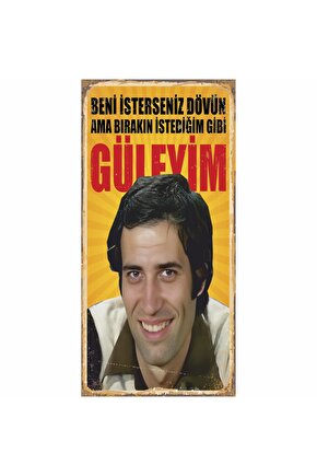 yeşilçam türk sineması kemal sunal replikleri ev dekorasyon tablo mini retro ahşap poster