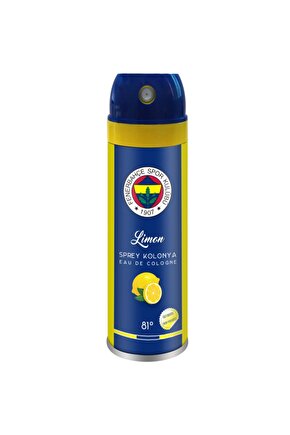 FENERBAHÇE SPREY LİMON KOLONYASI 81° - 50 ML