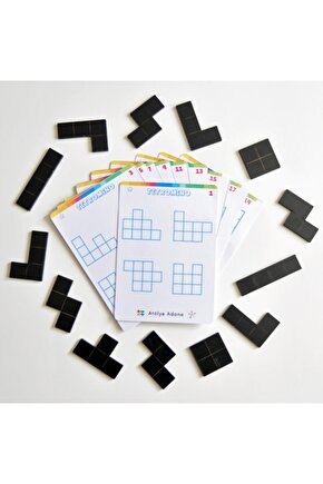 Tetromino Oyunu - Matematik Akıl Zeka Strateji Mantık Beceri Gelişim Eğitici Eğlenceli Oyun