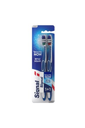 White Now Beyaz Dişler 1+1 Orta Diş Fırçası