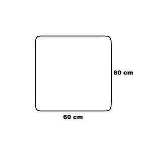 60 cm Günışığı Ledli Kare Banyo Aynası Makyaj Aynası Prizli
