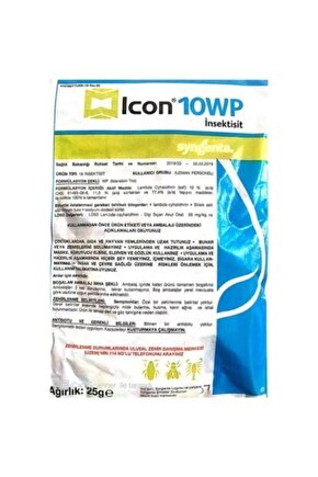 Icon 10 Wp-akrep, Hamamböceği Ve Karasinek Için.ambalaj:25 Gr