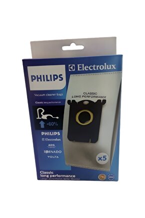 Philips Ulp S-bag Fc802701 Elektrikli Süpürge Torbası - 5 Adet Yeni Kutu