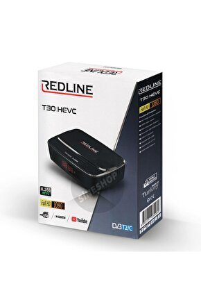 Redline T30 Hevc Hd Dvb T2c Kablo Tv Alıcısı