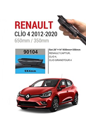 Renault Clio 4 2012 - 2019 Ön Muz Silecek Takımı