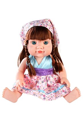 Türkçe Konuşan Sevimli Banu Bebek Oyuncak 30 Cm Can*türkçe-konuşan*banu-bebek*mor*