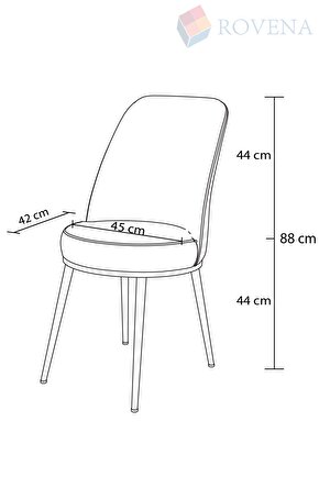 Leona Meşe Desen 80x132 Mdf Açılabilir Yemek Masası Takımı 4 Adet Sandalye