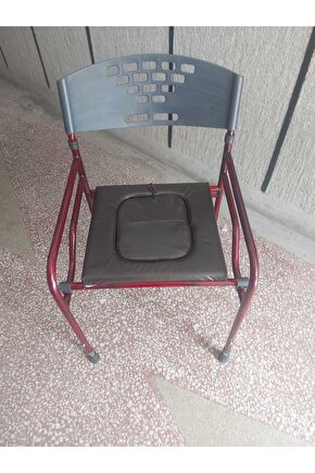 Klozet Yükseltici Hasta Tuvalet Sandalyesi Derili