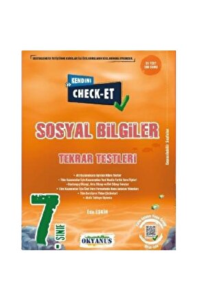 7. Sınıf Kendini Check - Et Sosyal Bilgiler Tekrar Testleri