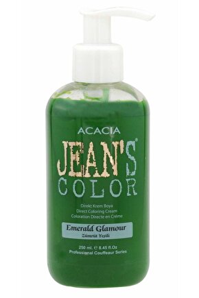 Jeans Color Saç Boyası Zümrüt Yeşili 250ml Zümrüt Yeşili