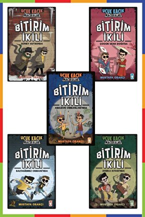 Bitirim Ikili 5 Kitap Set (amazon Ormanları’nda, Çoook Uzak Doğu’da, Afrika Kıtası’nda, Baltagirmez)