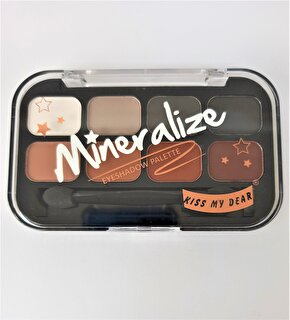 Göz Farı ve Far Paleti 8 Renk Mineralize Eyeshadow Palette
