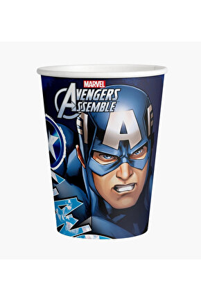 Kaptan Amerika Avengers Bardak 8 Adet Captain America Doğum Günü Konsept Parti Malzemeleri