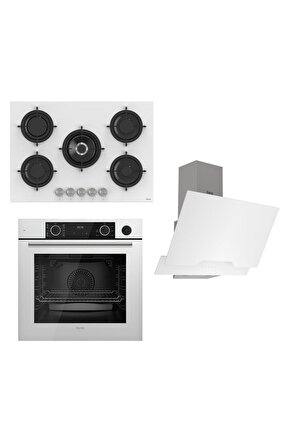 Steamart&fryart Serisi Buharlı Pişirme Beyaz Set (rs036 + Xe64cb +d064 )