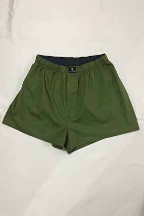 9532- Erkek Poplin % 100 Coton Boxer Yeşil