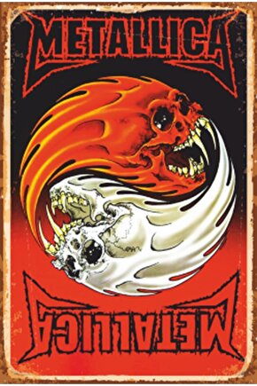 Metallica Hard Rock Retro Ahşap Poster
