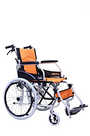 WİTRA Alüminyum Transfer Özellikli Refakatçı Frenli Hafif Tekerlekli Sandalye
